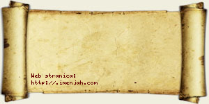 Tamara Kričak vizit kartica